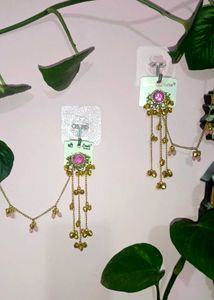 Handmade traditional Gold Tone Kashmiri Jhumka Ear