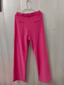 Vibrant Pink Wide Leg Pants