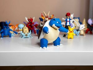 Blastoise Pokemon Figure 3d printed