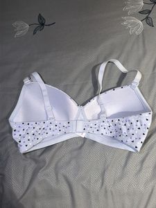 Cute Heart Print Bra