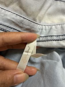 Light Blue Denim Maxi Dress