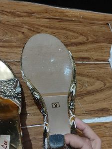 San Lee Beaded Heeled Slides
