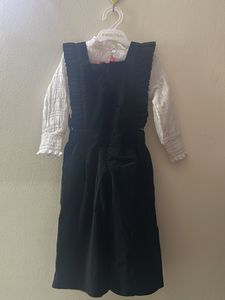 Stylish Blue Giraffe Branded Kid Girl Dress