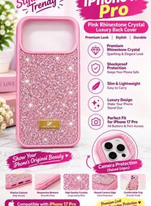 New iPhone 17 pro Pink Glitter iPhon