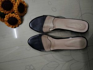 Clear Strap Slide heels