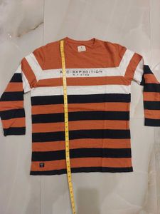 Men's Striped Long Sleeve T-Shirt