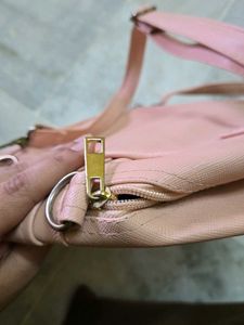 Cute Pink Backpack with Charms
