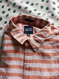 Indian Terrain Striped Shirt - M