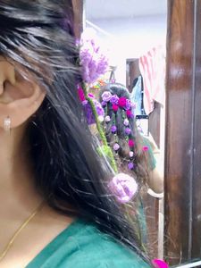Handmade Crochet Floral Hair Accessory