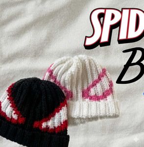 Spider-Verse Knitted Baby Beanie