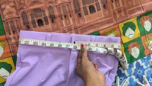 Trending Lavender Straight Fit Pant