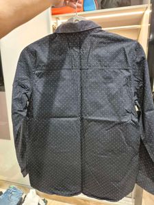 Men's Navy Polka Dot Shirt