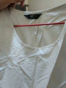 plain white short kurta xl size