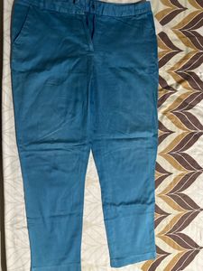 Blue Ladies Trouser Pants