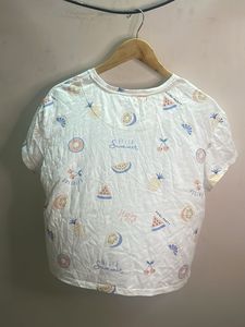 Cute Summer Fruit Print T-Shirt