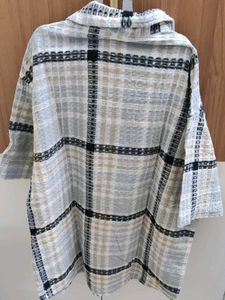 men's branded checkers shirt