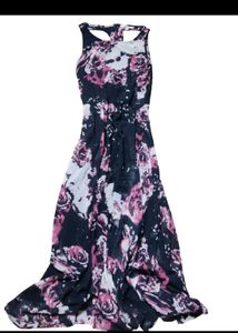 Sleeveless Floral Maxi Dress