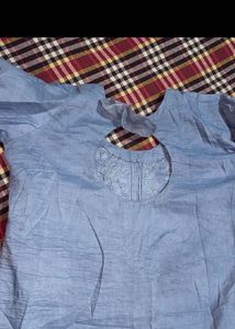 Elegant Blue Kurta Set with Dupatta