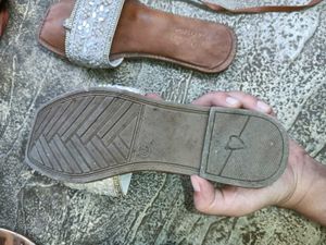 Embellished Flat Sandals