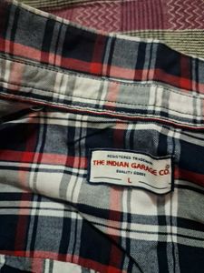 Men's Blue Printed Shirt