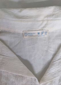 crisp white shirt