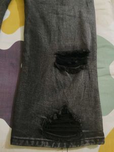 Grey Ripped Jeans
