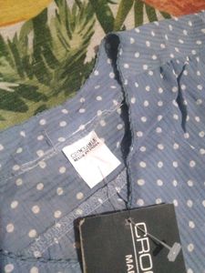 Crocodile Polka Dot Blouse