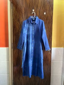Old navy 34 bust  Blue shirt Dress with Belt