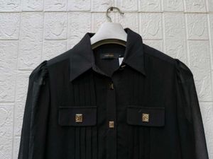 New with tag Korean Premium Chic Black Puff Sleeve