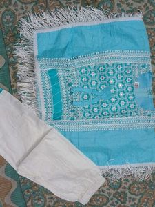 Beautiful Blue Set with Pants