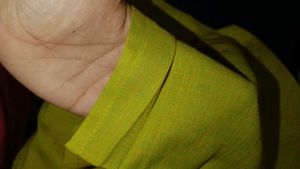 Lime Green Cotton Kurta