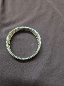 Sparkling Rhinestone Bangle Bracelet