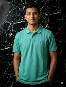 Men's Teal Polo T-Shirt