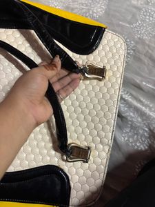 Chic Classic Color Block Handbag