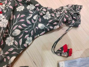 Beautiful Floral Print Kurta