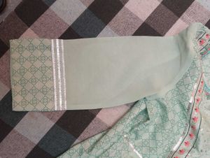 Beautiful Sequined Kurta Set with Dupatta