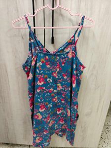 Floral Print Sleeveless Dress