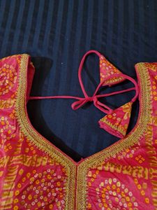 Vibrant Ethnic Blouse with Embellishments