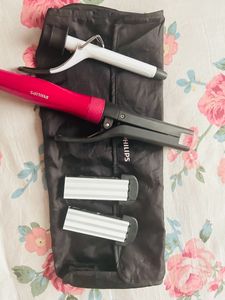 Hair Straightener And Curler
