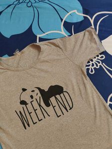 Funny Panda Weekend T-Shirt