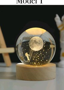 3d Crystal Ball Night Lamp