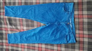 Vibrant Blue Denim Jeans