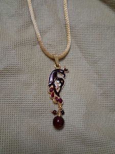 Peacock Pendant Necklace