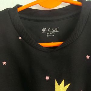 Giny And Jony Black Sweatshirt Women