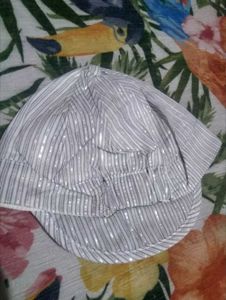 Striped Cap with Sparkle