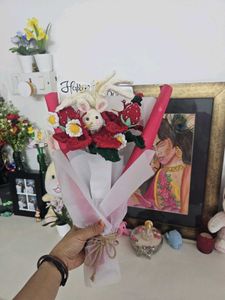 Handmade Crochet Flower Bouquet