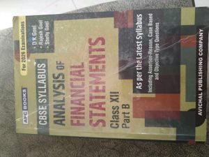 Analysis Of Final Statement 12th CBSE Book