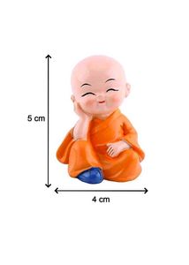 Set of 4 Super Cute Monk Figurines