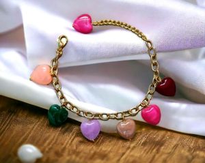 Chic Heart Charm Bracelet💖🌸