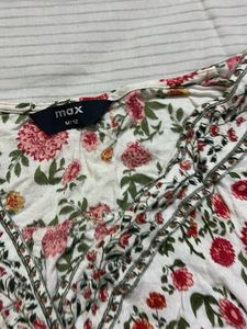 Chic Floral Print Wrap Top
